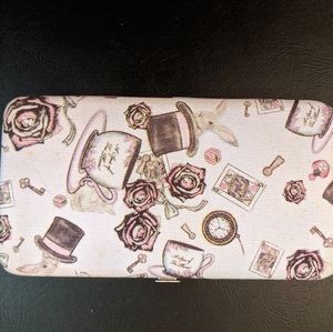 Claire's Alice in Wonderland Clasp Wallet NWT